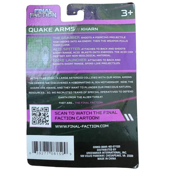 Final Faction Kharn Quake Arms Action Figure Weapons Pack - Picture 2 of 5